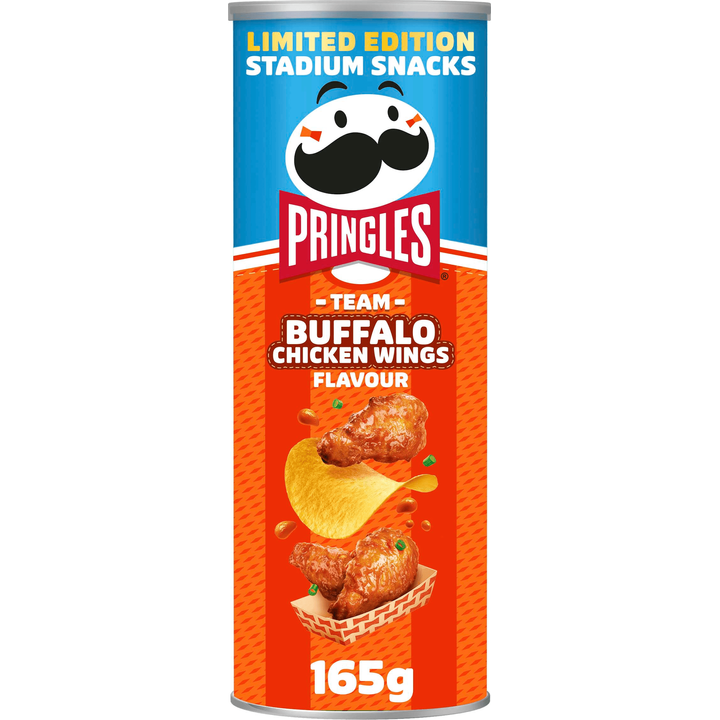 Pringles Team Buffalo Chicken Wings Flavour Limited Edition 165 g