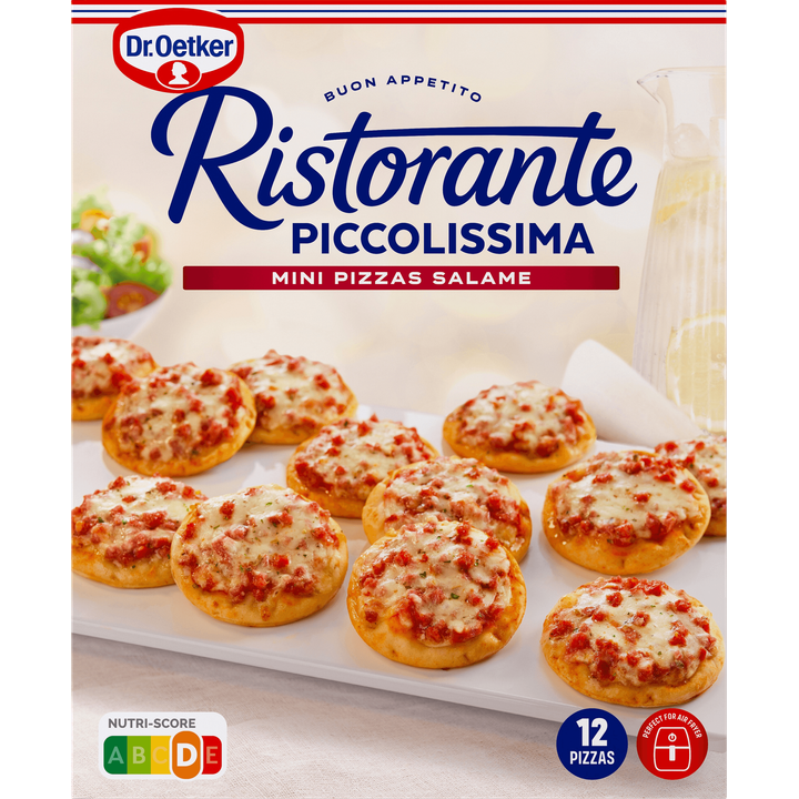 Dr. Oetker Ristorante Pizza Piccolissima Salame minisnacks 12 Stuks