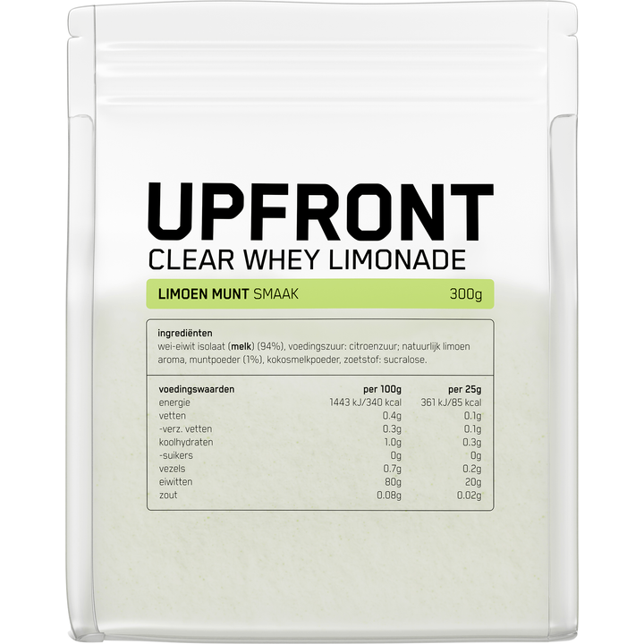 Upfront Clear Whey Limoen Munt 300g