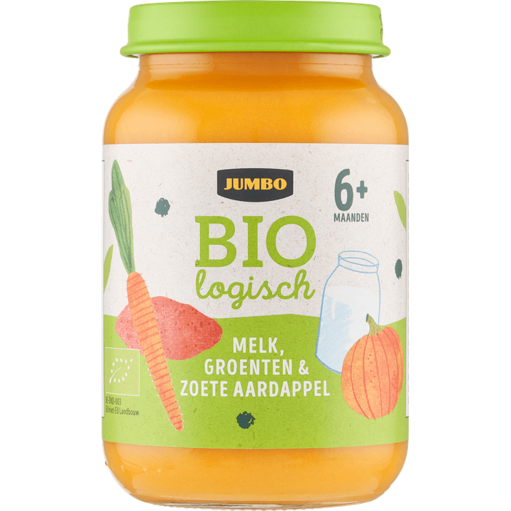 Babyvoeding Biologisch Melk, Groenten & Zoete Aardappel 6+ Maanden