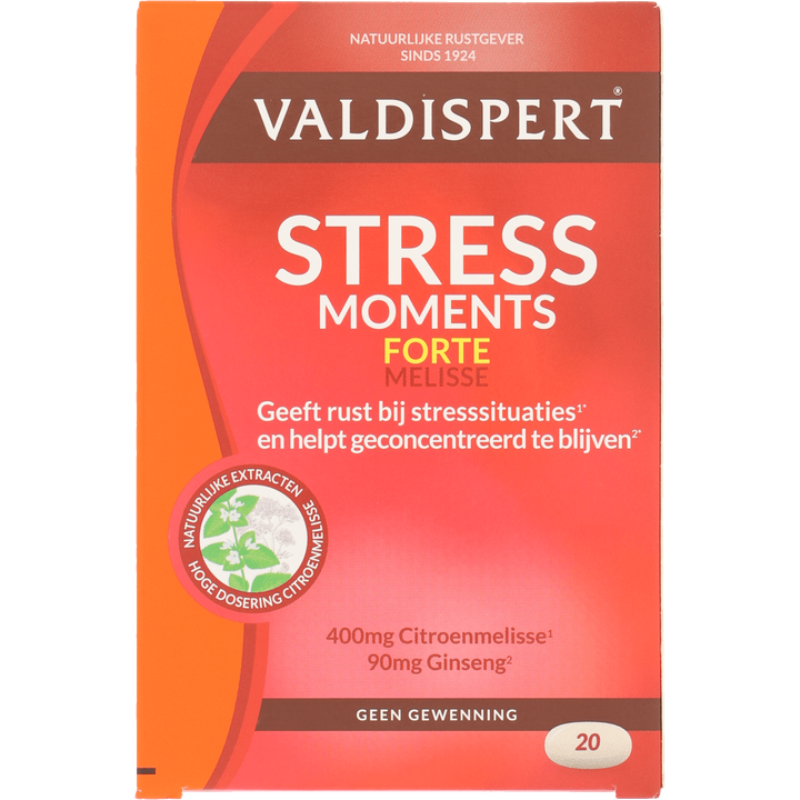 Valdispert Stress Moments extra sterk tabletten, 20 stuks 