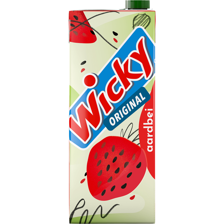 Wicky Original Smaak Aardbei 1,5 L