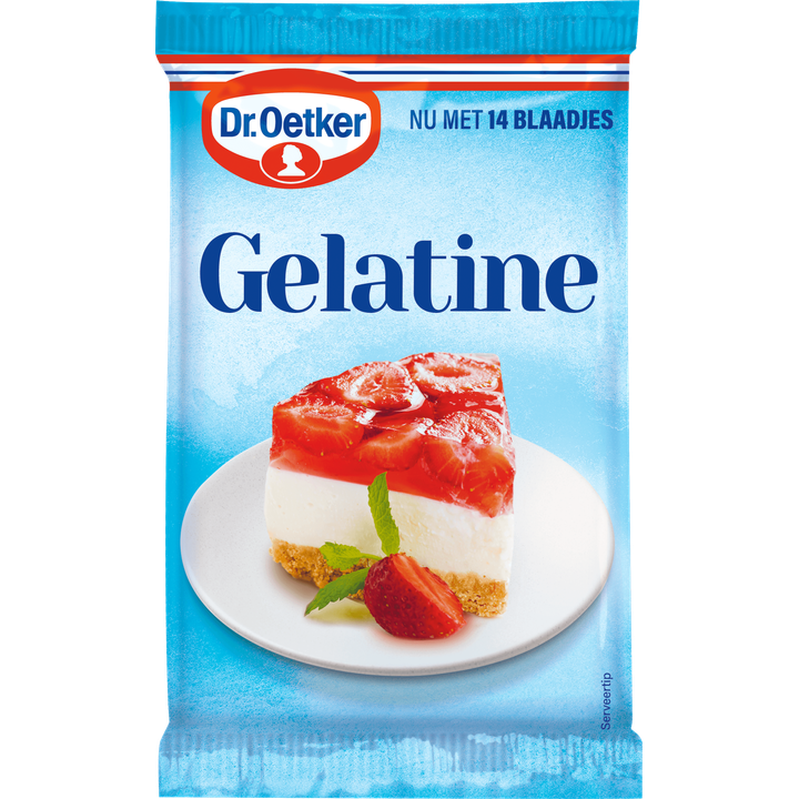 Dr. Oetker Bladgelatine Helder 14 Stuks