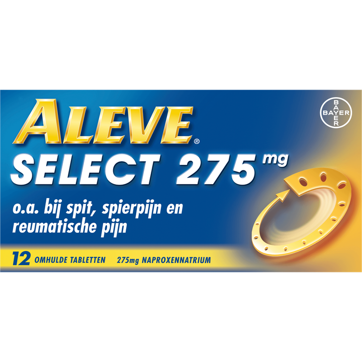 Aleve Select 275 mg Naproxennatrium 12 Omhulde Tabletten