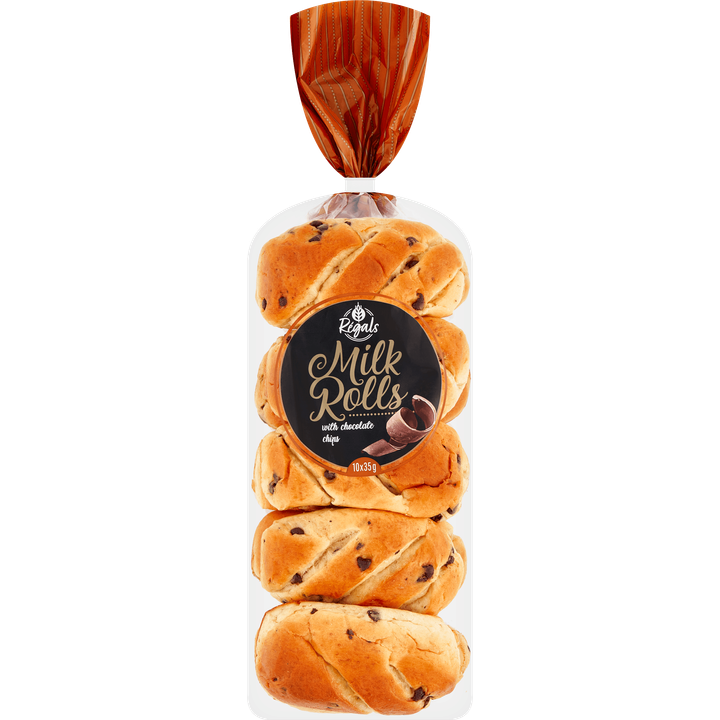 Régals Melkbroodjes met Chocolate Chips 10 Stuks