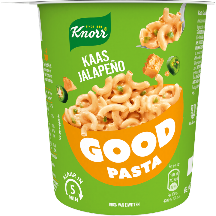 Knorr Good Pasta Kaas Jalapeño 62 g