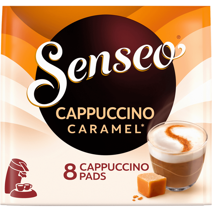 Senseo Cappuccino Caramel Koffiepads 8 Stuks