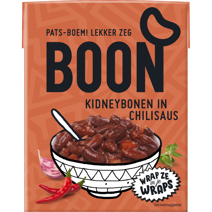 Boon Kidneybonen in Chilisaus 380 g