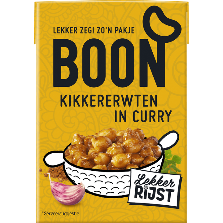 Boon Kikkererwten in Curry 190 g