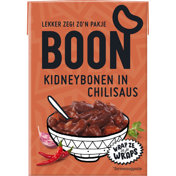 Boon Kidneybonen in Chilisaus 190 g
