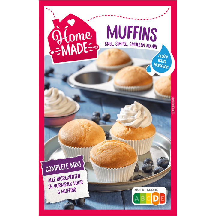 HomeMade Complete Mix voor Muffins 275 g