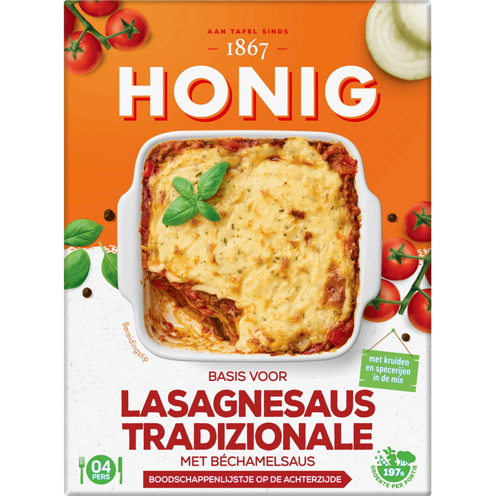 Honig Maaltijdmix voor Lasagnesaus Tradizionale 125 g