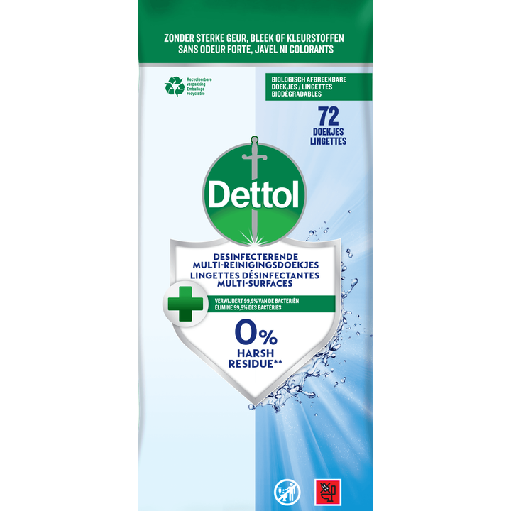 Dettol Hygiënische Doekjes Maxi Hygiene Pack 72 Stuks