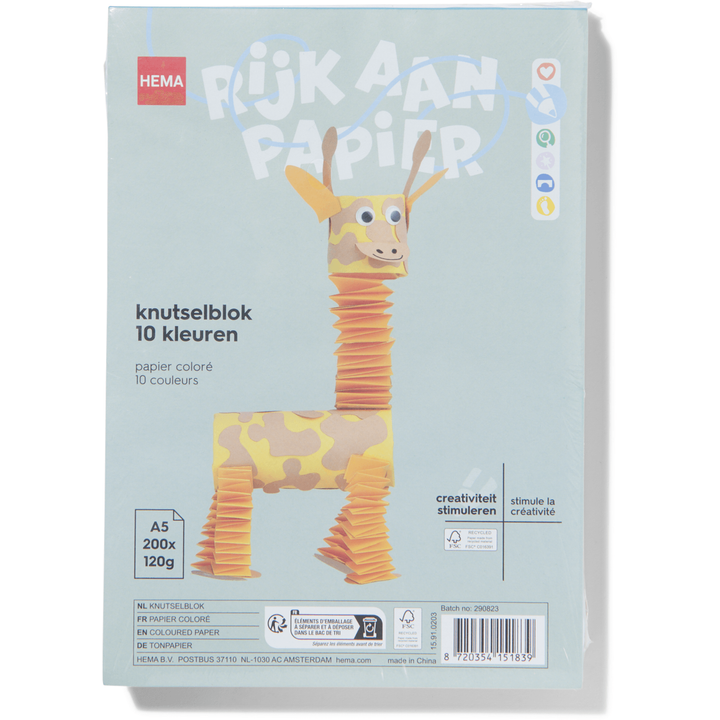 A5 Knutselblok 200 Vellen