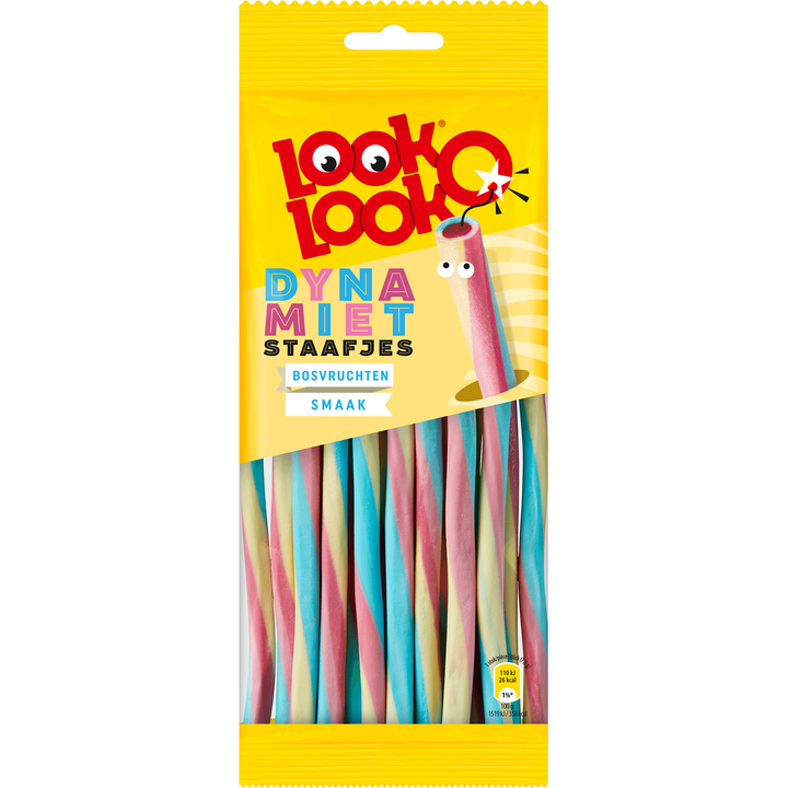 Look-O-Look Dynamietstaafjes Regenboog Bessen 110g