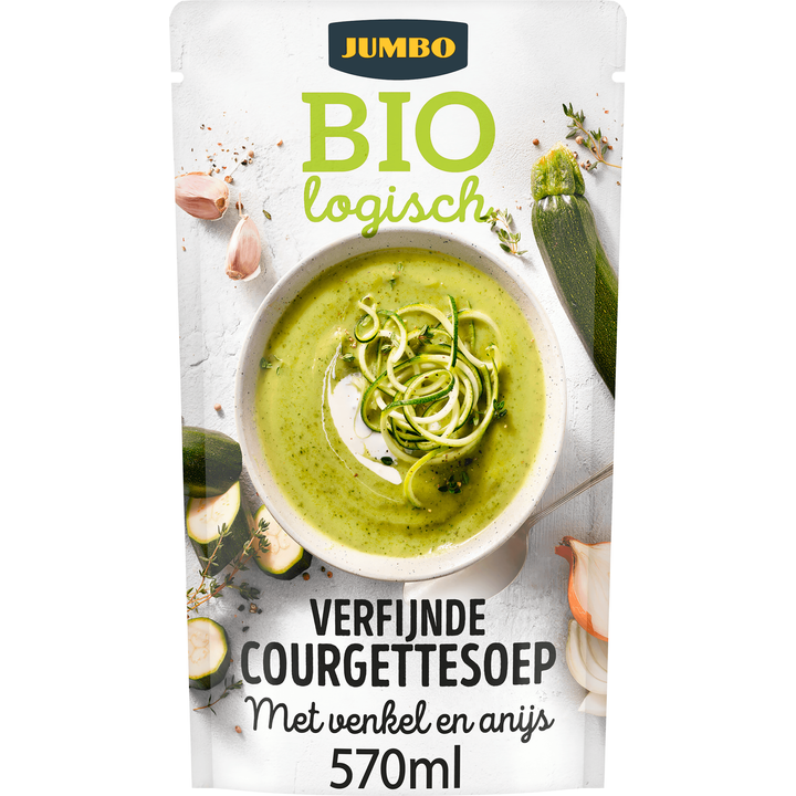 Biologisch Courgettesoep met Venkel en Anijs 570ML