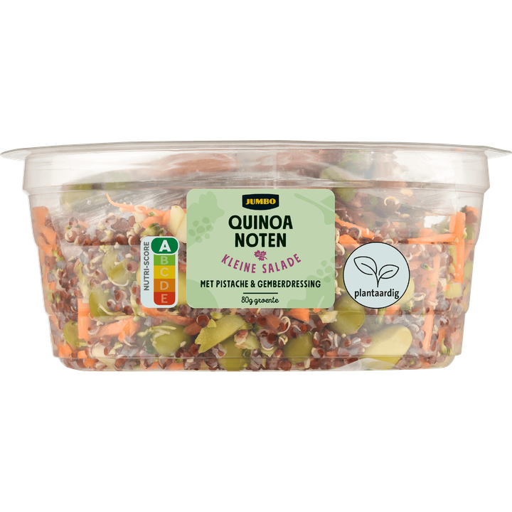 Kleine Salade Quinoa met Pistachenoten & Gemberdressing