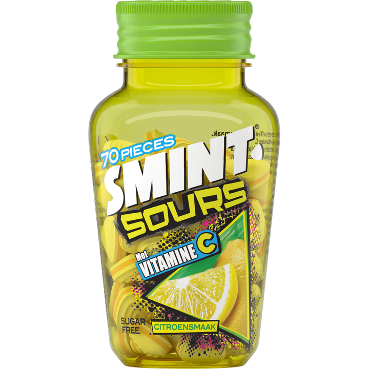 Smint Sours Sugar Free Citroensmaak 70 Stuks