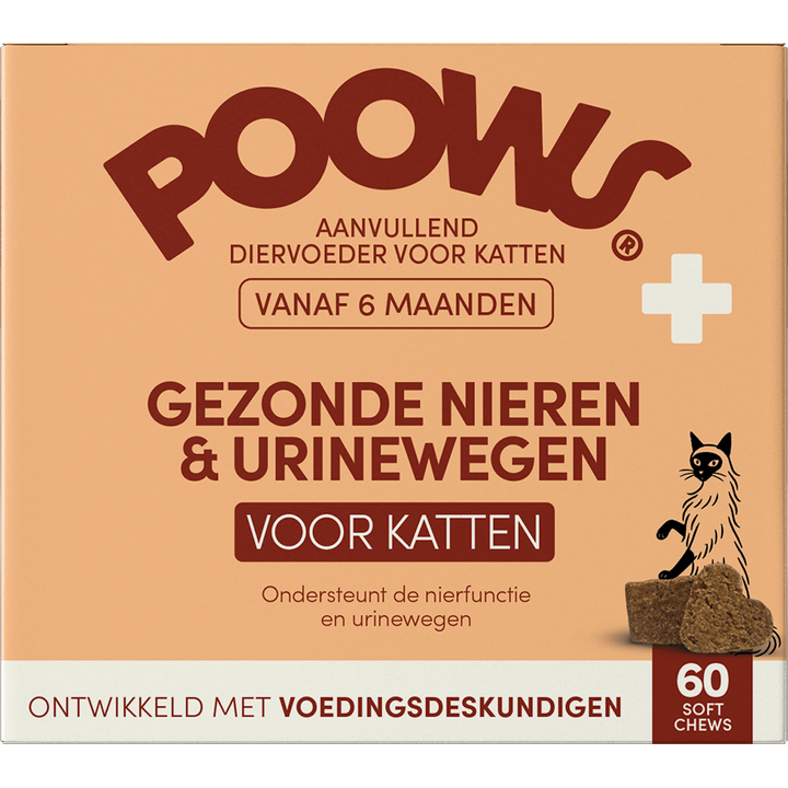 Poows Gezonde Nieren voor Katten 60g