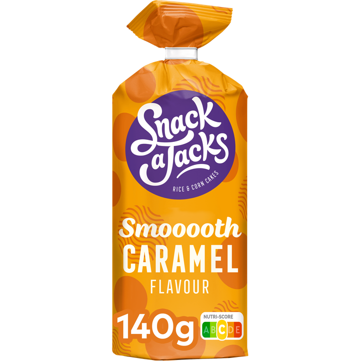 Snack A Jacks Smooth Caramel Rijstwafels 140 gr