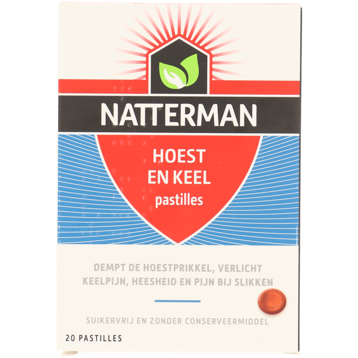 Natterman Hoest En Keel Pastilles, 20 stuks
