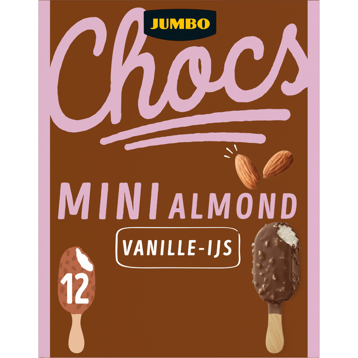 Chocs Mini Almond Melkchocolade 12 Stuks