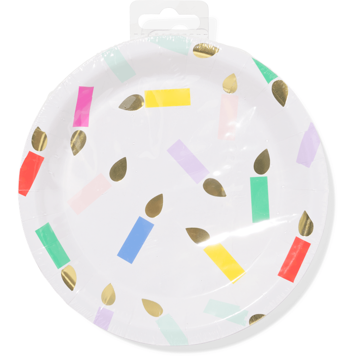 Gebaksbordjes Papier Kleur 8 Stuks