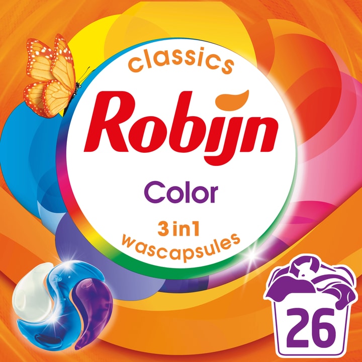 Robijn Classics 3-in-1 Wascapsules Color 26 wasbeurten