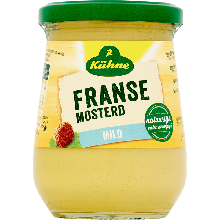 Kühne Franse Mosterd Mild 255 g