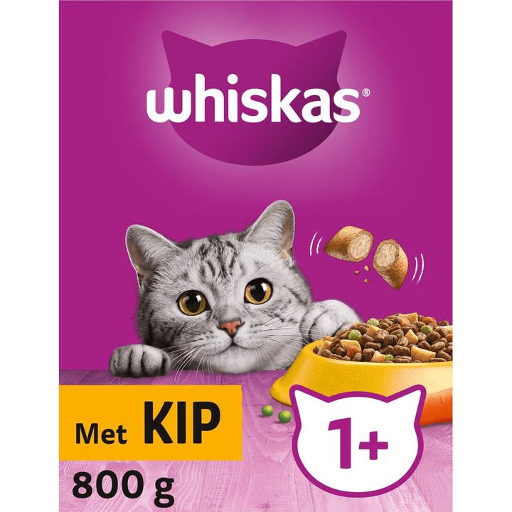 Whiskas Adult Kattenbrokken Kip doos 800 g