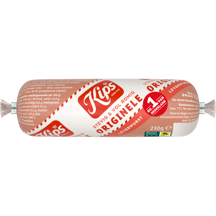 Kips Originele Leverworst 230 g