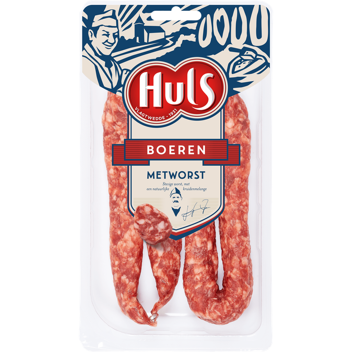 Huls Boerenmetworst 2 x 110 g