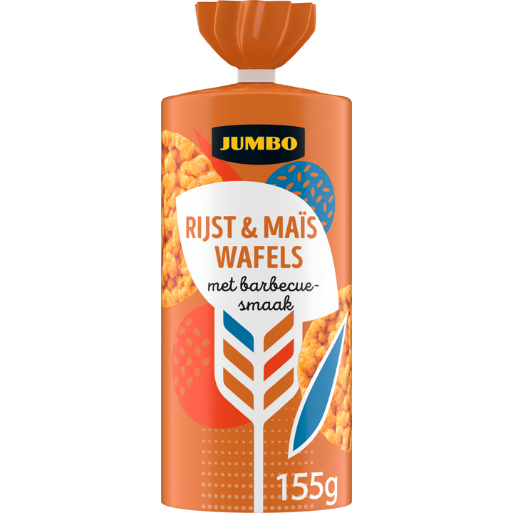 Rijst & Maïs Wafels met Barbecuesmaak