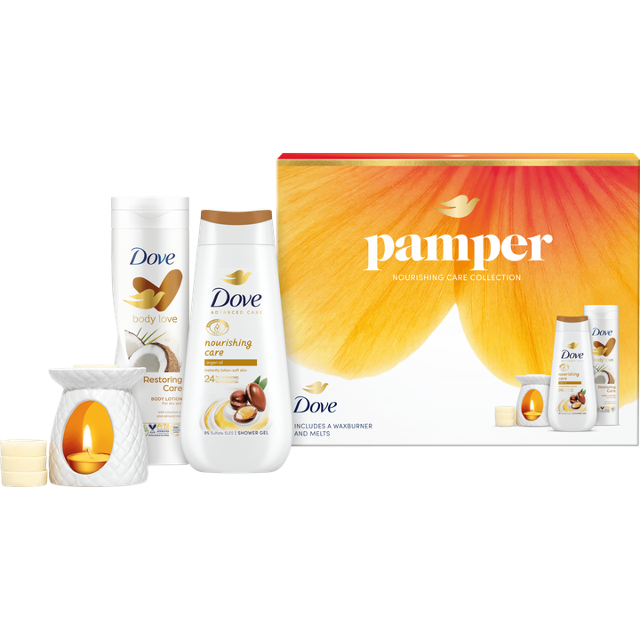 Dove Giftset Advanced Nourishing Care Wax Burner 1 Stuk
