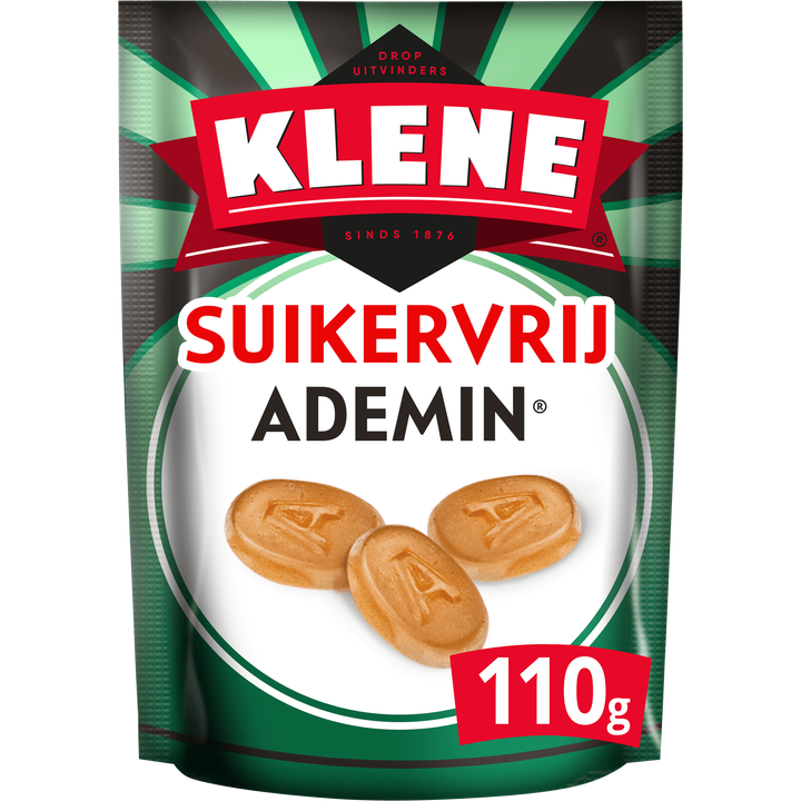 Klene Drop Ademin Suikervrij 110g