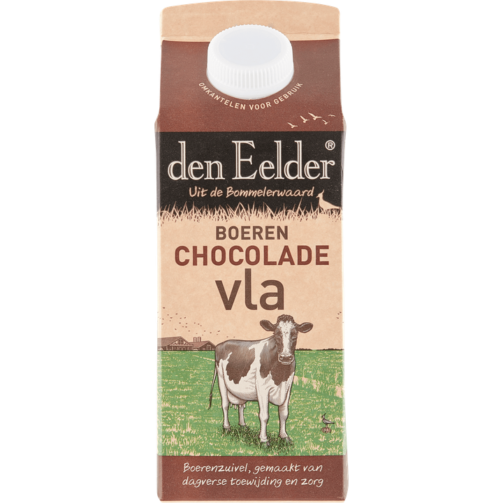 Den Eelder Boeren Chocoladevla 750ML