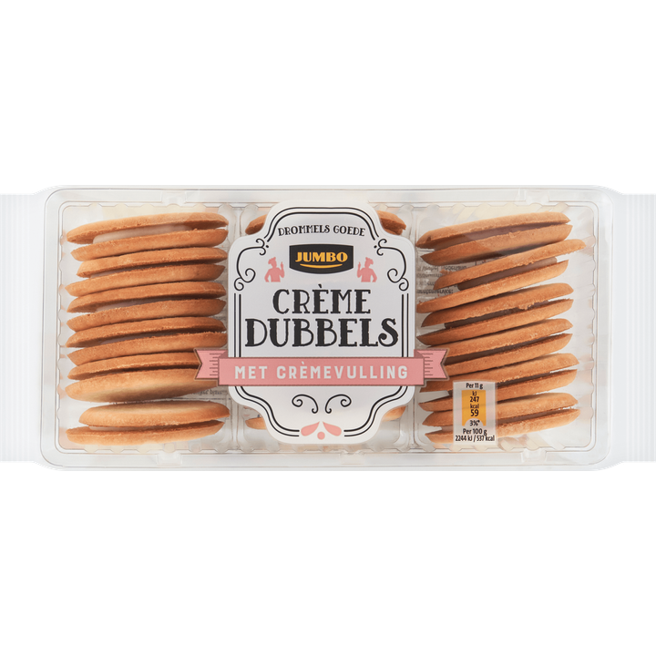 Crème Dubbels met Crèmevulling