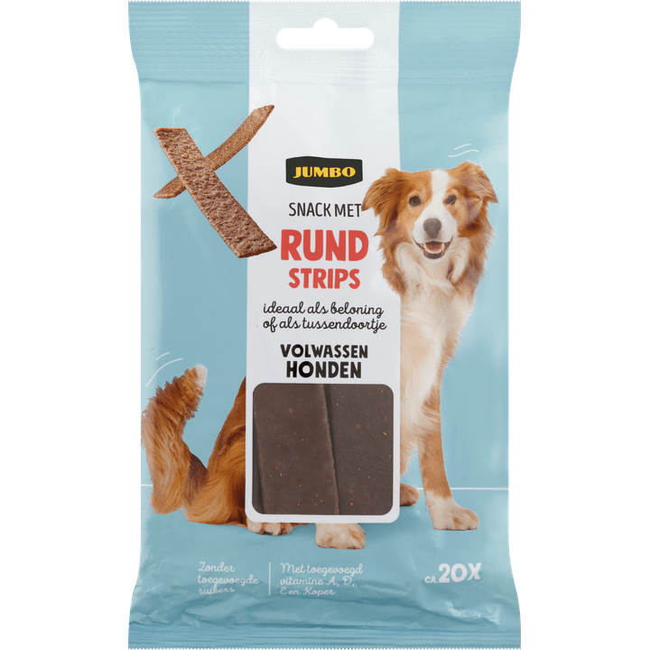 Honden Snack met Rund Strips
