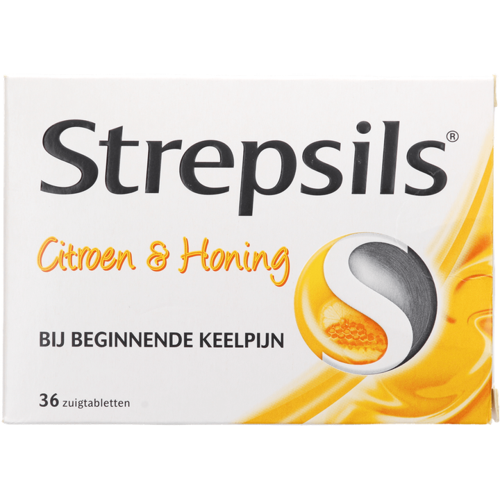 Strepsils Citroen&Honing zuigtabl 36st