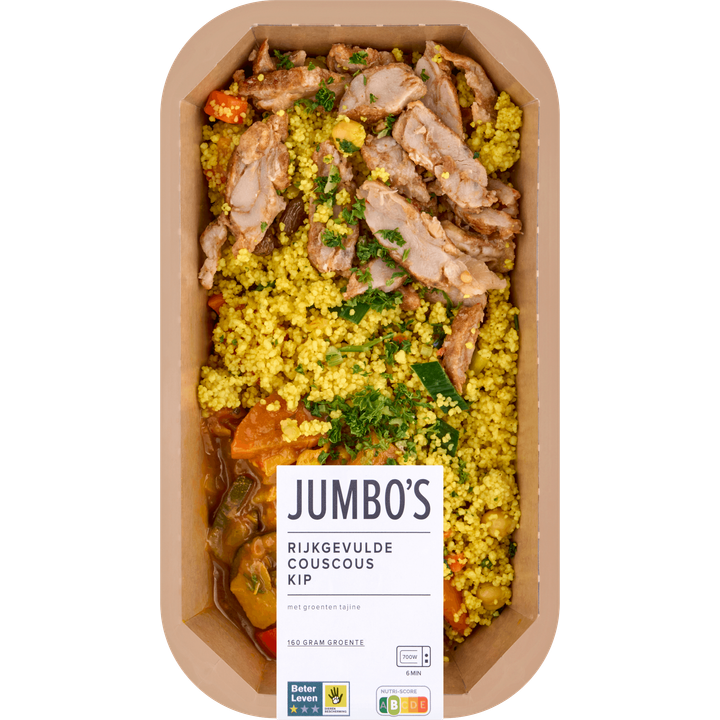 Verse Maaltijd Couscous Kip met Groenten Tajine