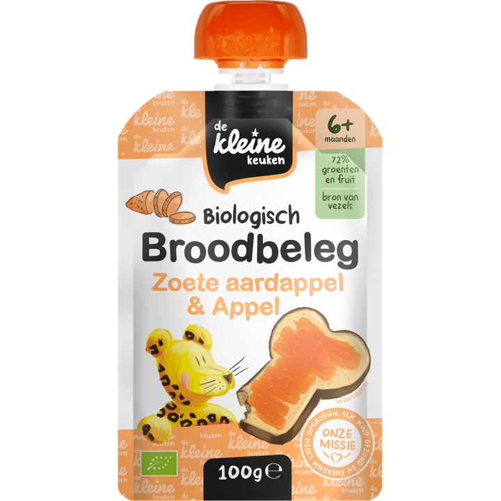 Biologisch Broodbeleg Zoete Aardappel & Appel 6+ Maanden