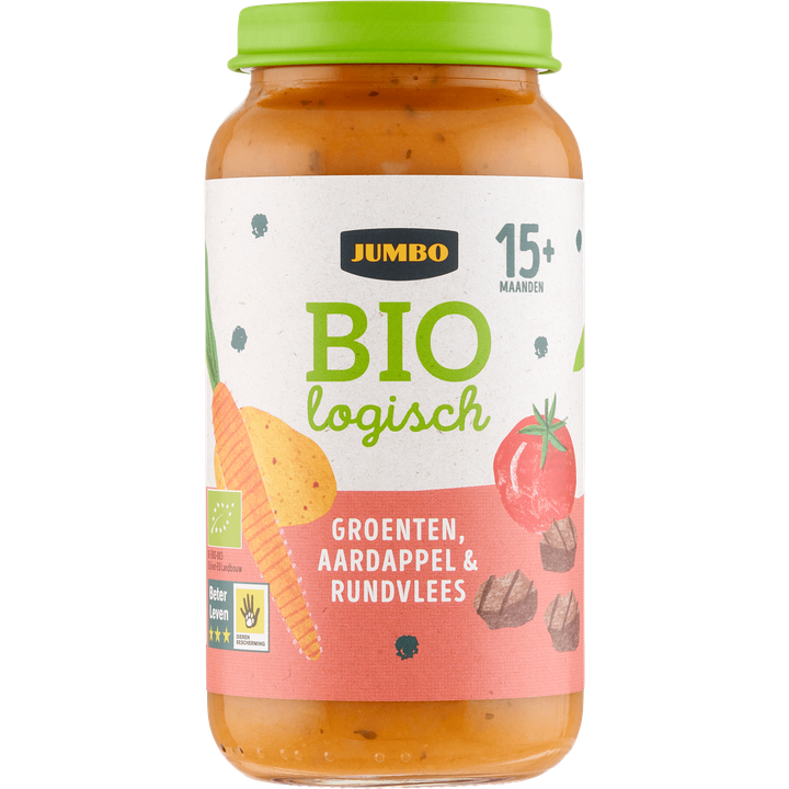 Biologisch Babyvoeding Groenten Aardappel & Rundvlees 15+ Maanden