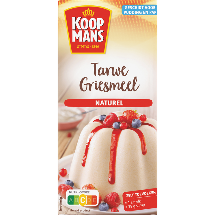 Koopmans Tarwegriesmeel Naturel 500 g