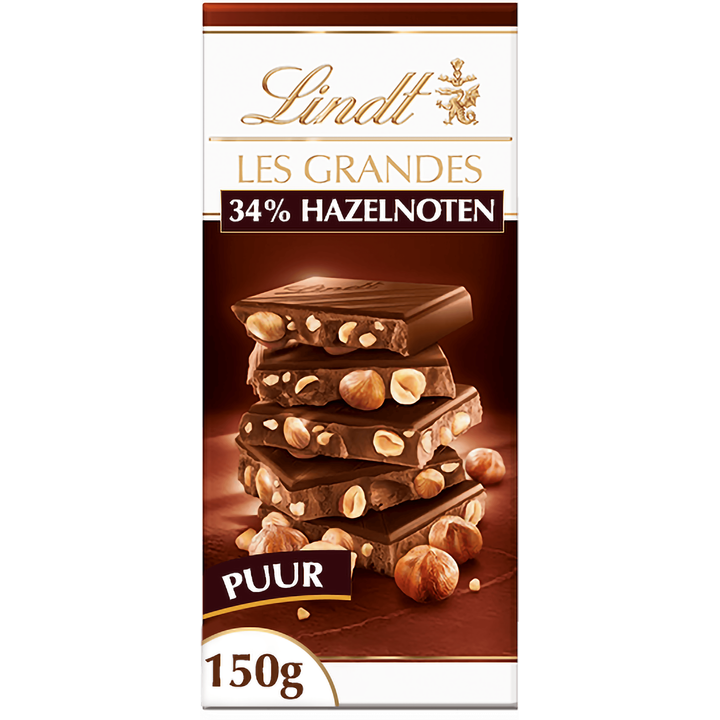 Lindt Les Grandes Dark Noisette 150g