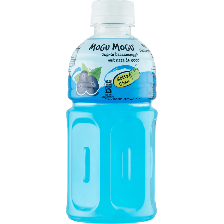 Mogu Mogu Zwarte Bessensmaak met Nata de Coco 320 ml