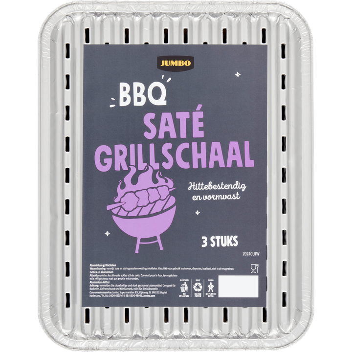 BBQ Saté Grillschaal 3 Stuks