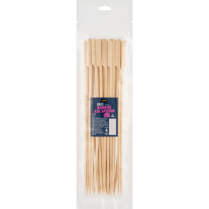 BBQ Bamboe XXL Spiezen 30 cm 25 Stuks