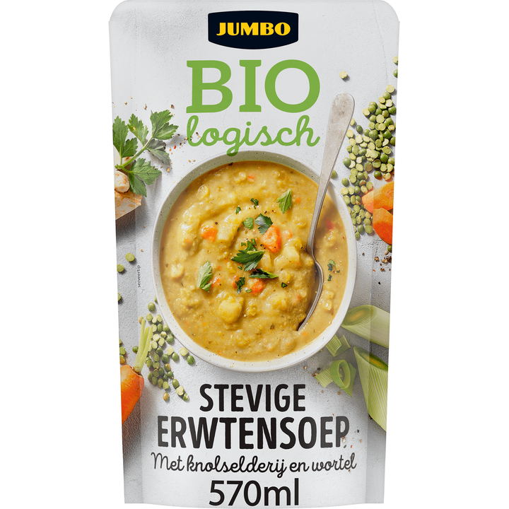 Biologisch Erwtensoep met Knolselderij & Wortel 570ML