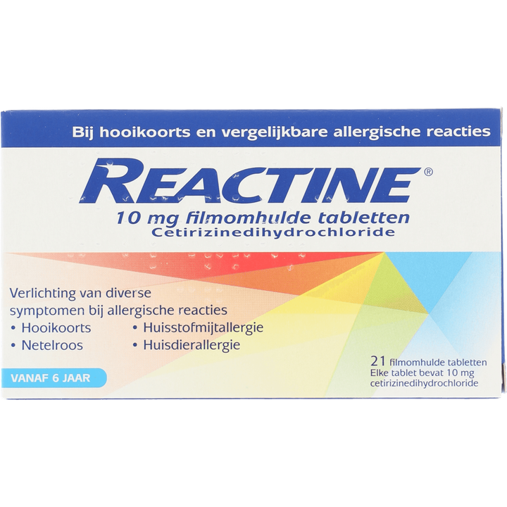 Reactine FOH tabletten 10mg 21st. UAD
