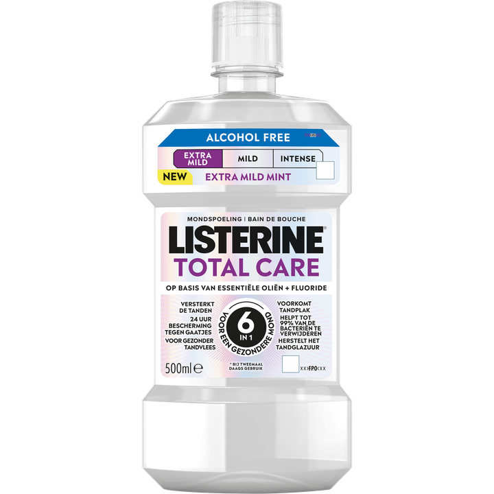 Listerine Mondspoeling Total Care Extra Mild Mint 500 ml